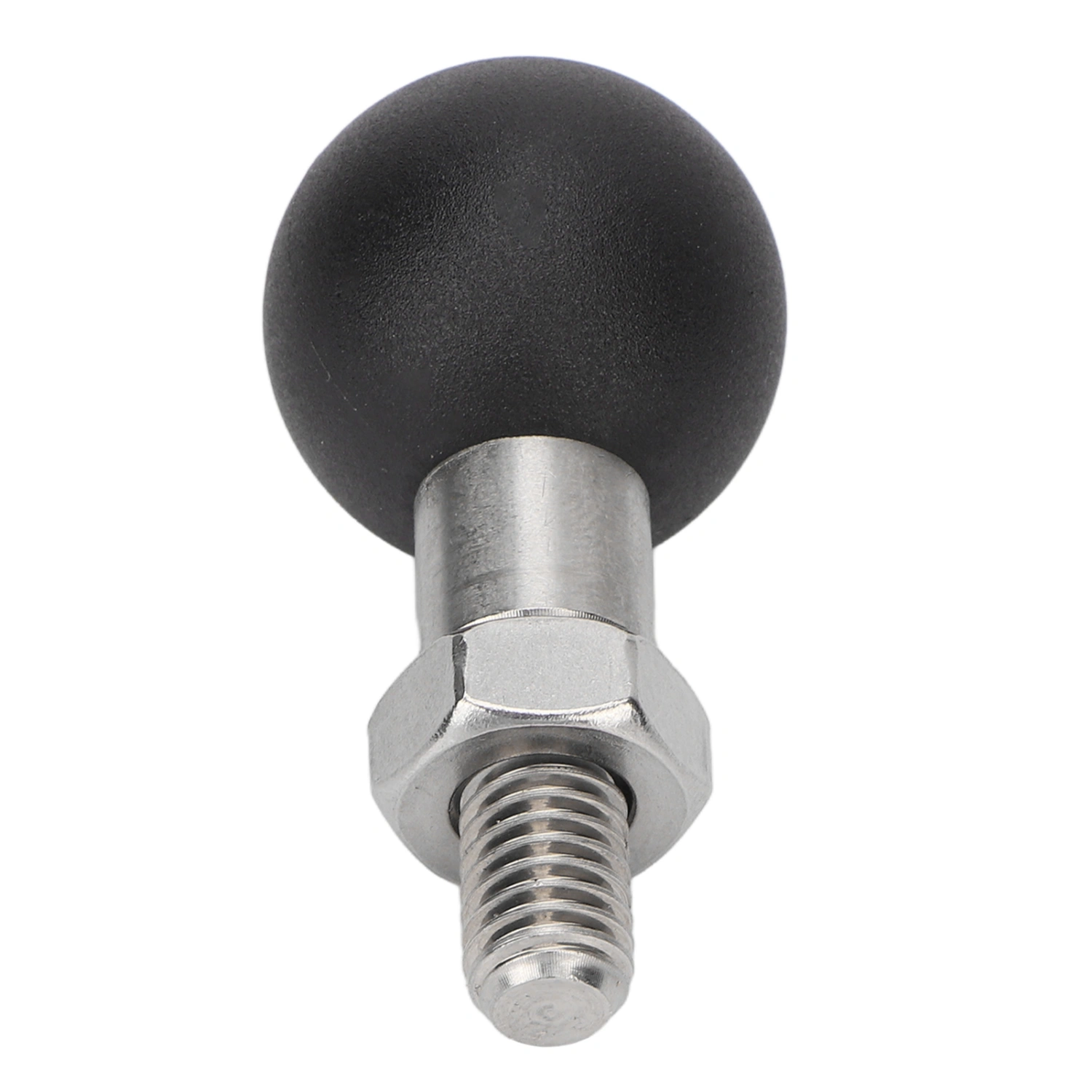 Motorcycle Thread Ball Mount Stainless Steel Rubber Easy Installation Ball Adapter for Motorbike Phone Holder M8
