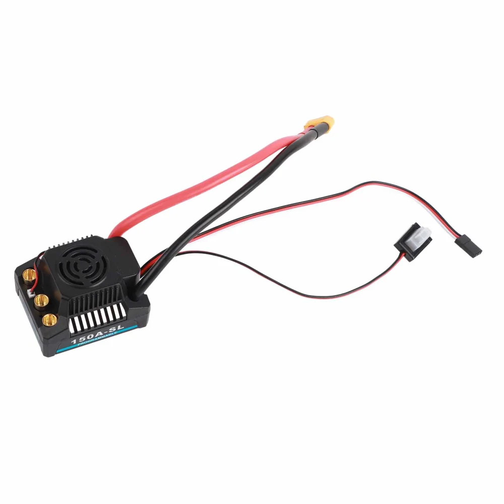 RC Brushless ESC 150A BCE Output 5A 5.8V Waterproof Dustproof Black Brushless ESC for 1/8 RC Car