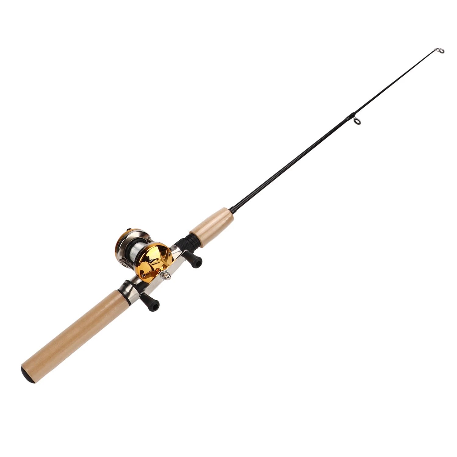 Ice Fishing Gear Set Ultralight Portable Complete Ice Fishing Rod with Jigs for Adult