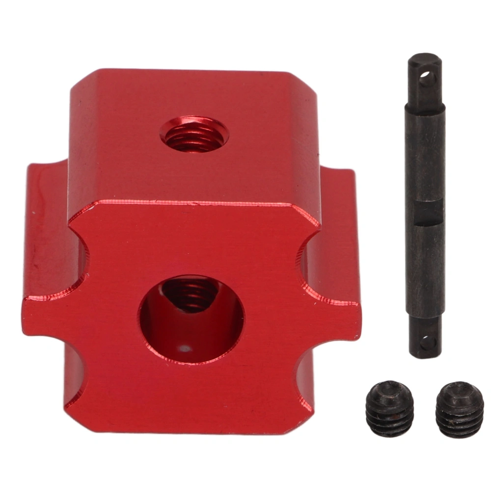 RC Differential Locker Spool Effective Deceleration Precise Differential Spool Locker for Traxxas Slash Rustler 4WD 1/10 Red