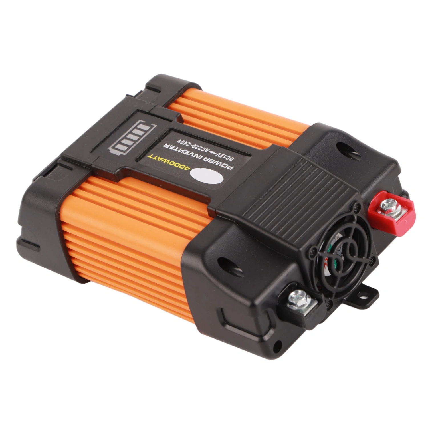4000W Modified Sine Wave Inverter Vehicle Solar Inverter with LED Battery Display Screen Dual USB Ports
