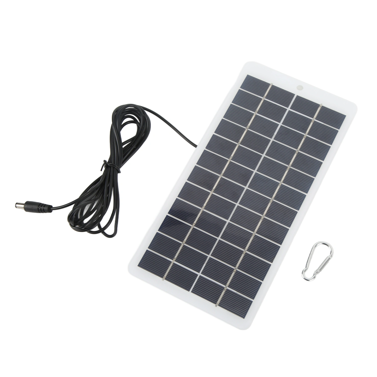 BuyWeek Solar Panel Portable High Efficiency Weather Resistant Solar Charger Cell with DC Interface for Traffic Light 5W 12V