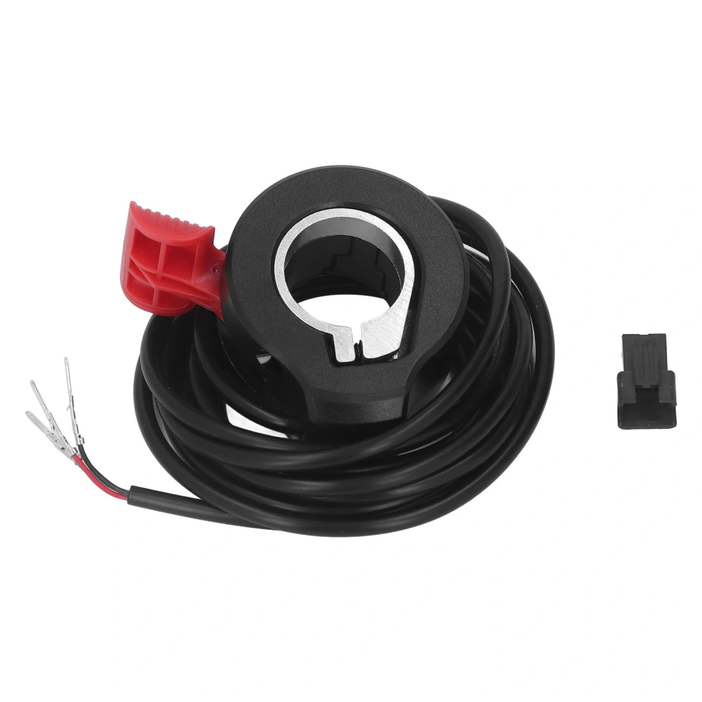 Electric Scooter Thumb Throttle Speed Control Thumb Accelerator Brake Throttle 1.6m Wire with Pin Terminal 130X Red