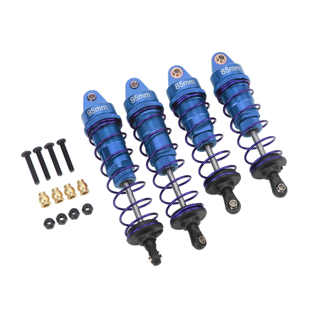 RC Shock Absorber Front Rear Aluminum Alloy Upgrade Parts RC Spring Damper for HSP for Traxxas 1/10 RC Car Dark Blue