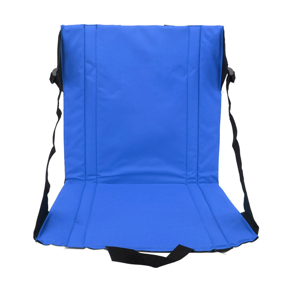 BuyWeek Stadium Seat Cushion Lightweight Dampproof Folding Stadium Chair for Sporting Events Concerts Blue