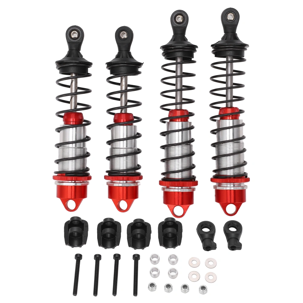 RC Front Rear Shock Absorber Aluminum Alloy High Strength for ARRMA 1/7 MOJAVE 1/8 Kraton Red