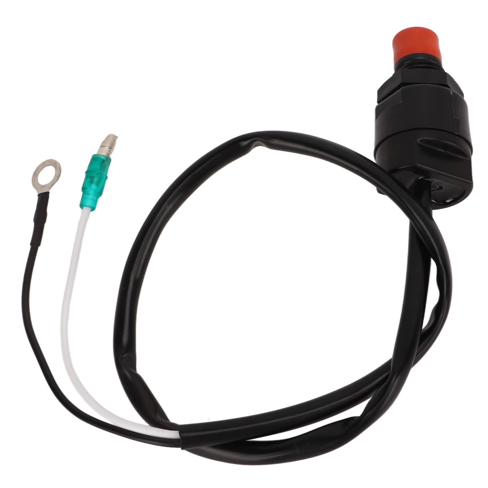 Marine Outboard Engine Stop Switch Compact ABS Engine Emergency Flameout Switch 50cm for T15