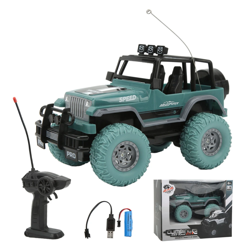 1:8 Scale Remote Control Car 4 Way Rechargeable Model Toy Car with Light for Kids Boys Adults 6085 Plastic Model