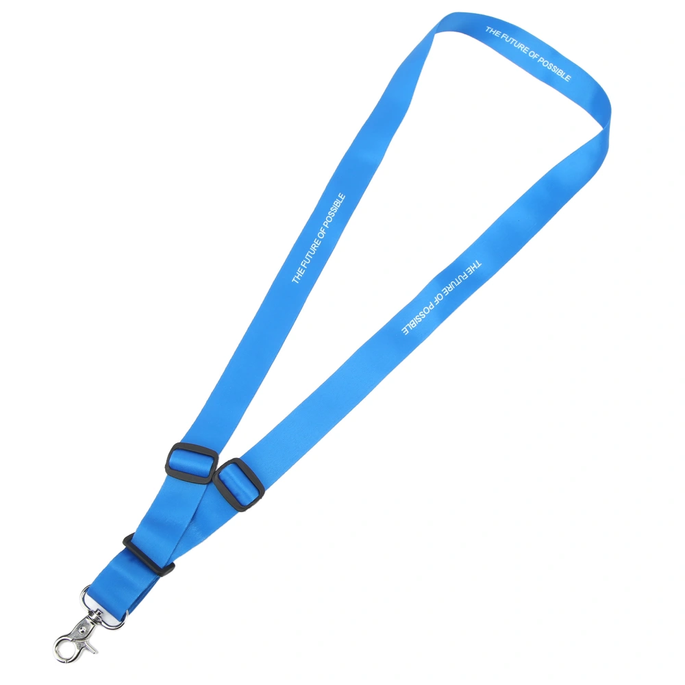 BuyWeek Remote Controller Lanyard Neck Strap Nylon Hanging Safety Strap with Adjustable Buckle for FPV Remote Controller Blue