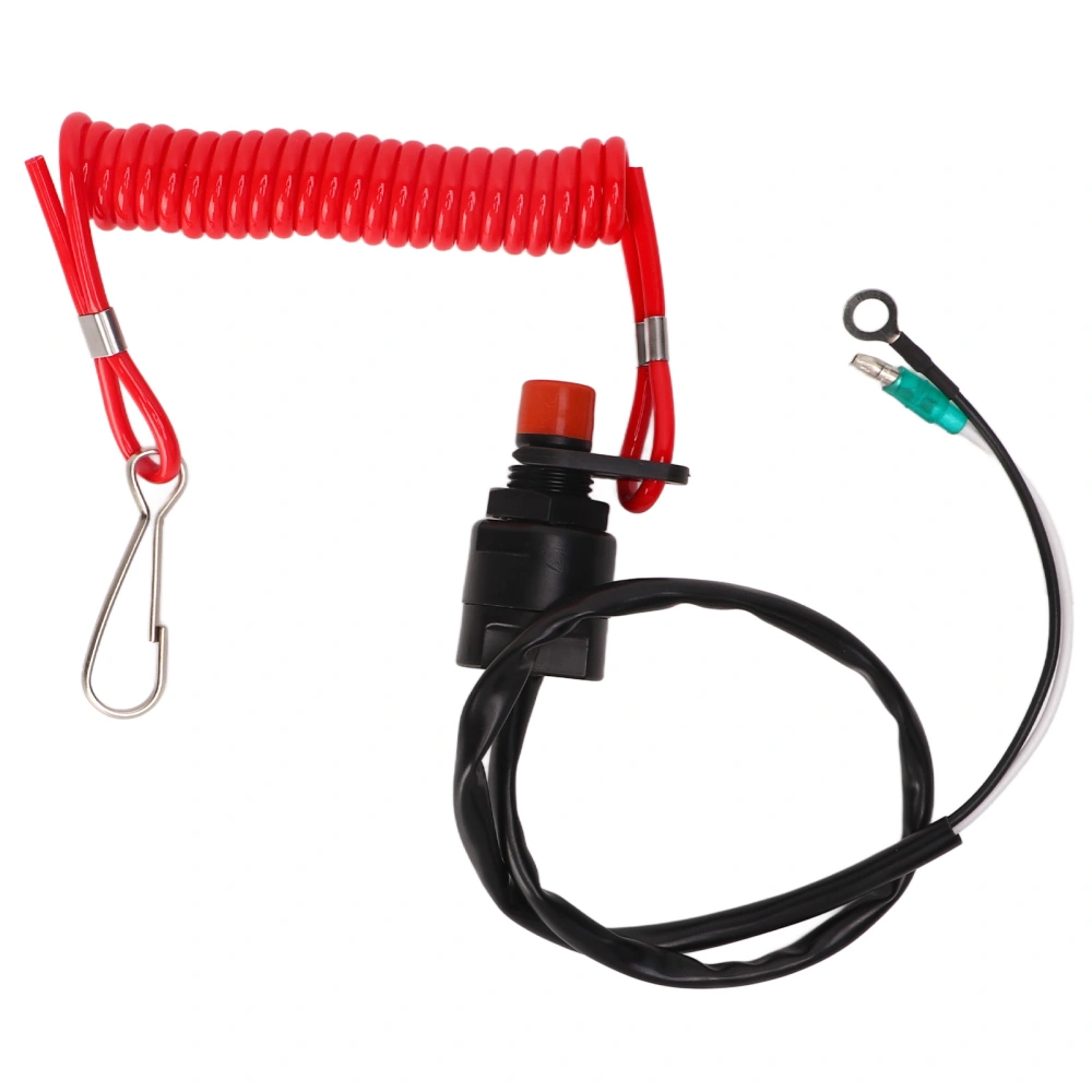 Boat Engine Emergency Stop Switch Safety Tether Lanyard ABS for T15 F2.5 F4 F5 F6 HP