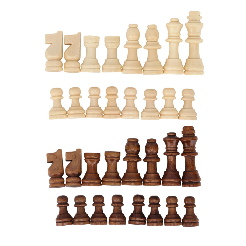 32 Pcs Chess Pieces Chess Game Figurine Pieces Replacement for Family Gatherings Party Games