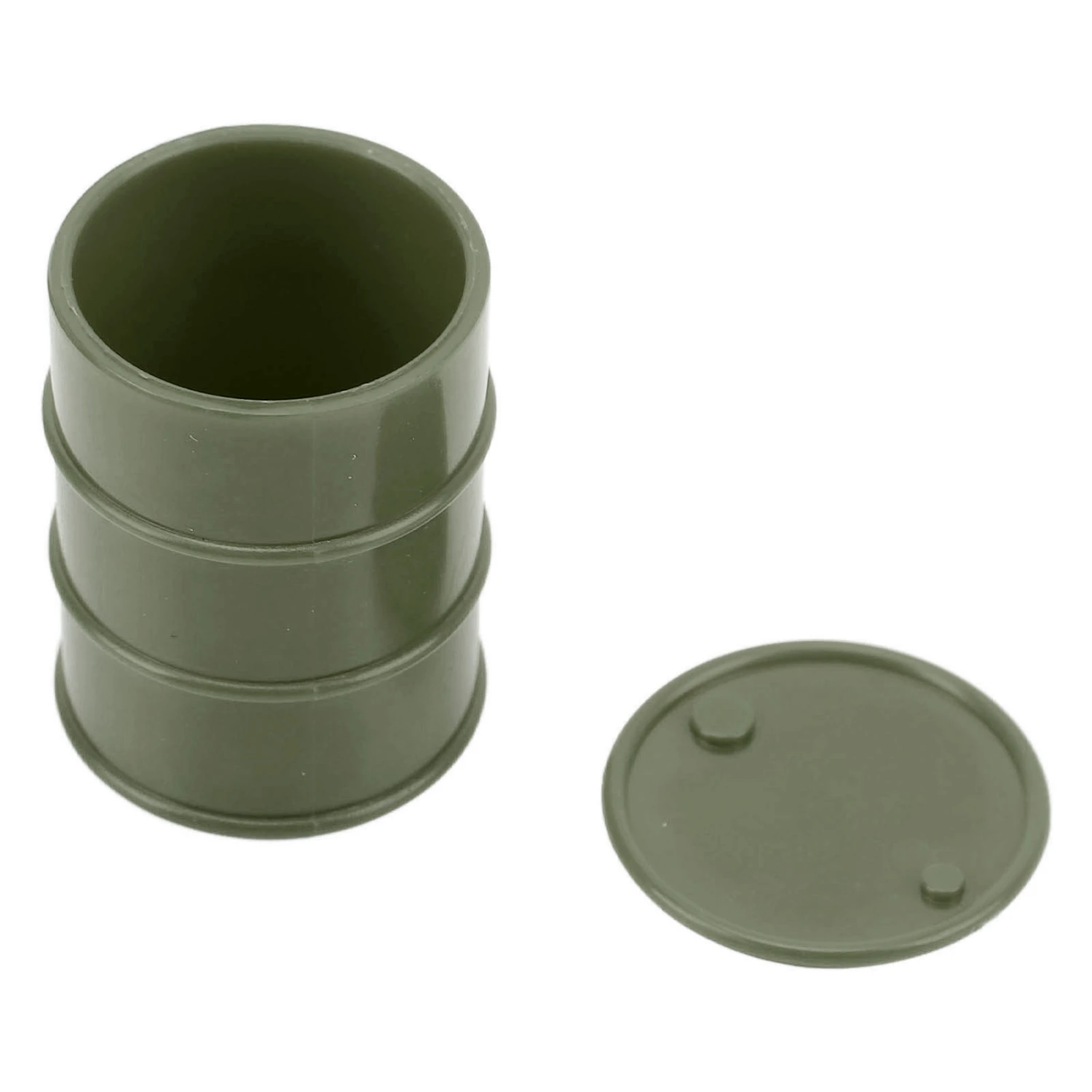 RC Car Fuel Tank Decorative Safe Environmental Friendly Simulated Mini Fuel Tank for SCX24 Dark Green