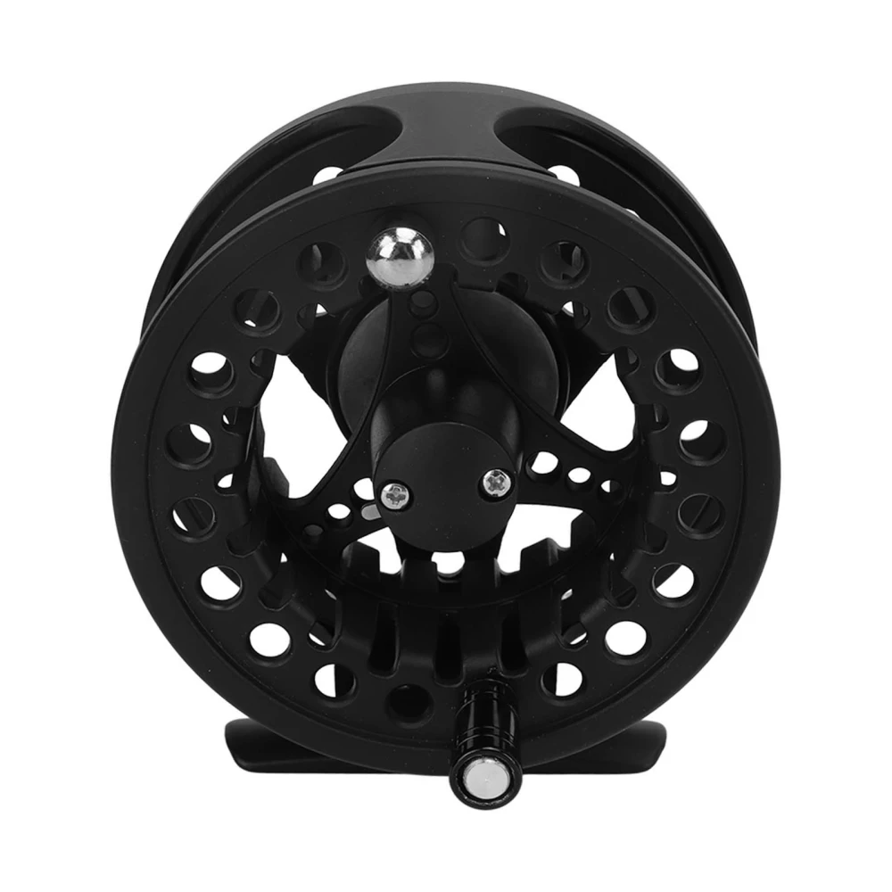 5/6 Metal Fly Reel Large Arbor Black Aluminum Alloy Fly Fishing Reel 1:1 Speed Ratio for Freshwater Saltwater