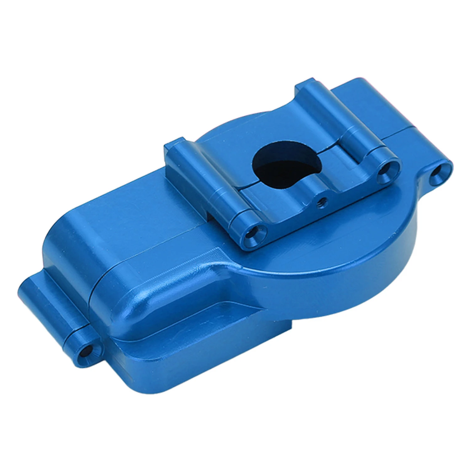 Center Gearbox Housing Aluminum Alloy Upgrade Part RC Middle Gearbox Case for Traxxas LaTrax 1/18 RC Car Blue