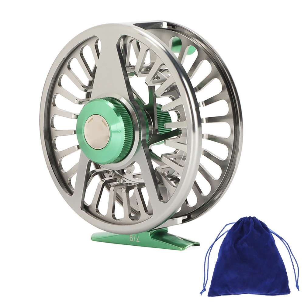 7/9 Fly Fishing Reel Metal Adjustable Release Fishing Reel Rock Pole Raft Fly Reel