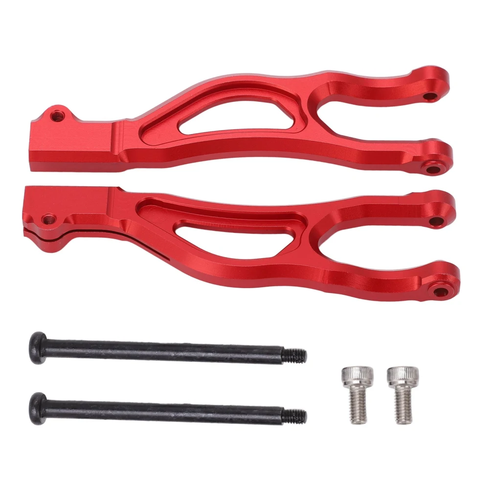 2PCS RC Swing Arms Aluminium Alloy High Temperature Resistant RC Front Upper Suspension Arm for Outcast 8S Red