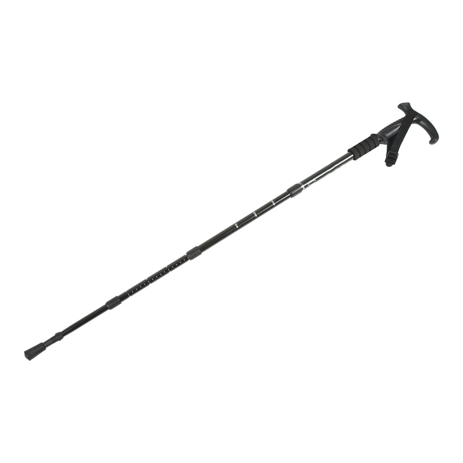 Hiking Poles with Mud Basket Aluminum Alloy Telescopic Hiking Stick Shock Absorption 4 Sections Walking Stick for Outdoor Camping L Handle