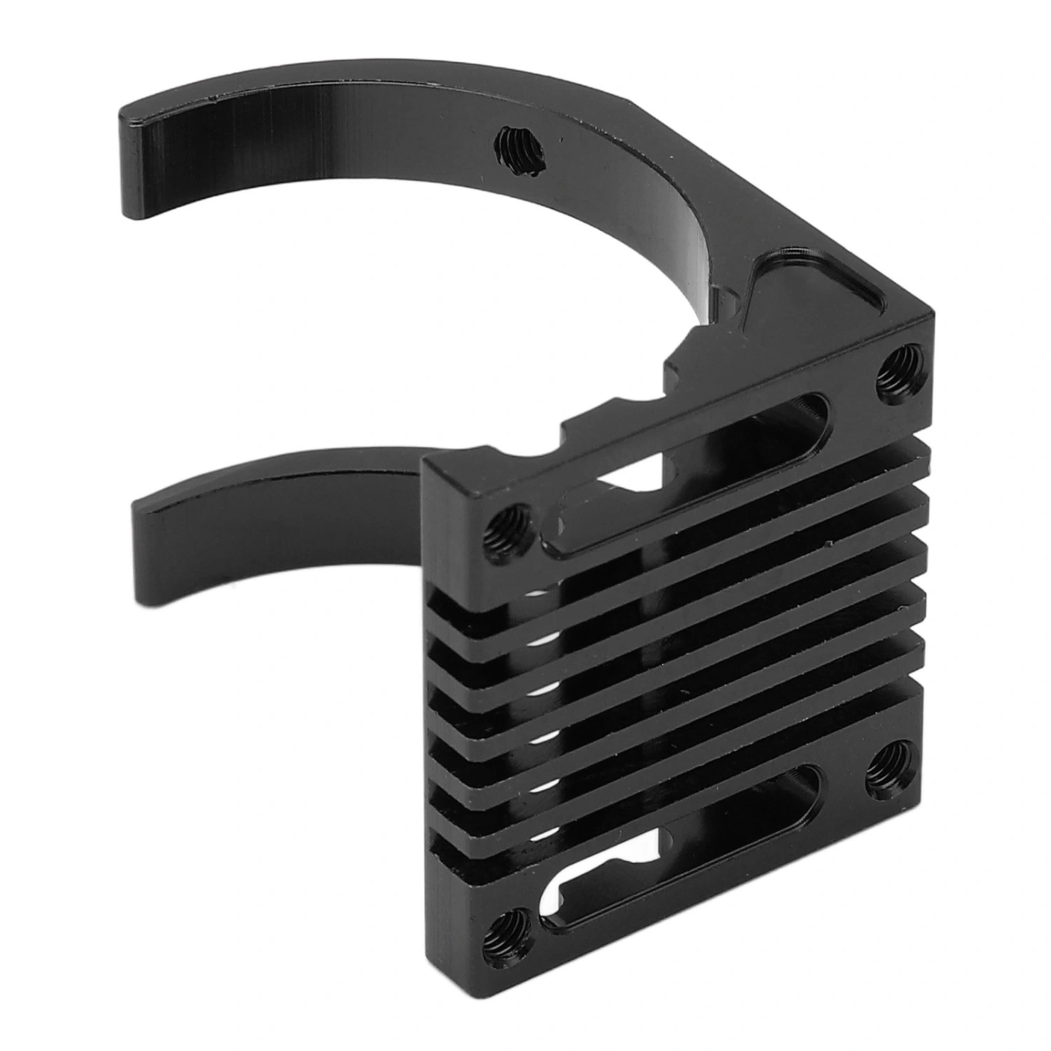 Motor Heat Sink Aluminum Alloy Hollow Bottom RC Motor Heat Sink for 550 3650 3660 3670 3674 Black