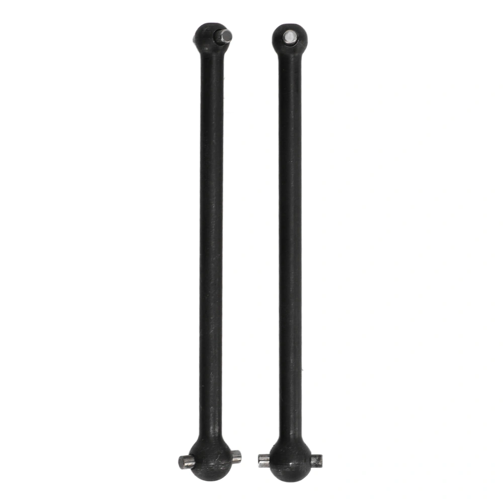 2pcs RC Rear Driveshaft Dogbones 92mm Steel High Strength Driveshaft Dogbone Replacement for ARRMA 1/7 1/8 Series Black