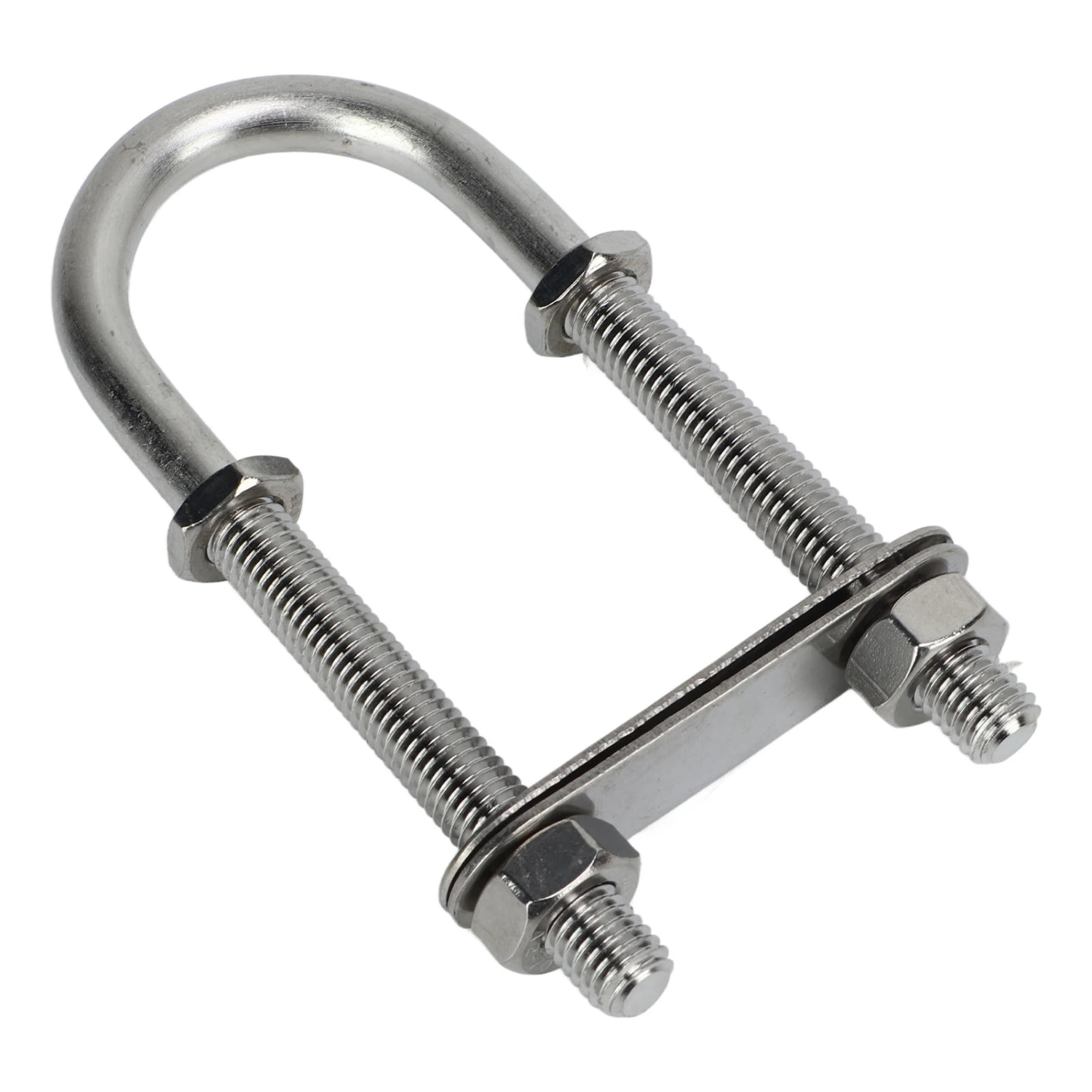 BuyWeek Marine Stainless Steel U Bolt Marine Boat Screw U Bolt with Nut Yacht Hardware Accessories M10