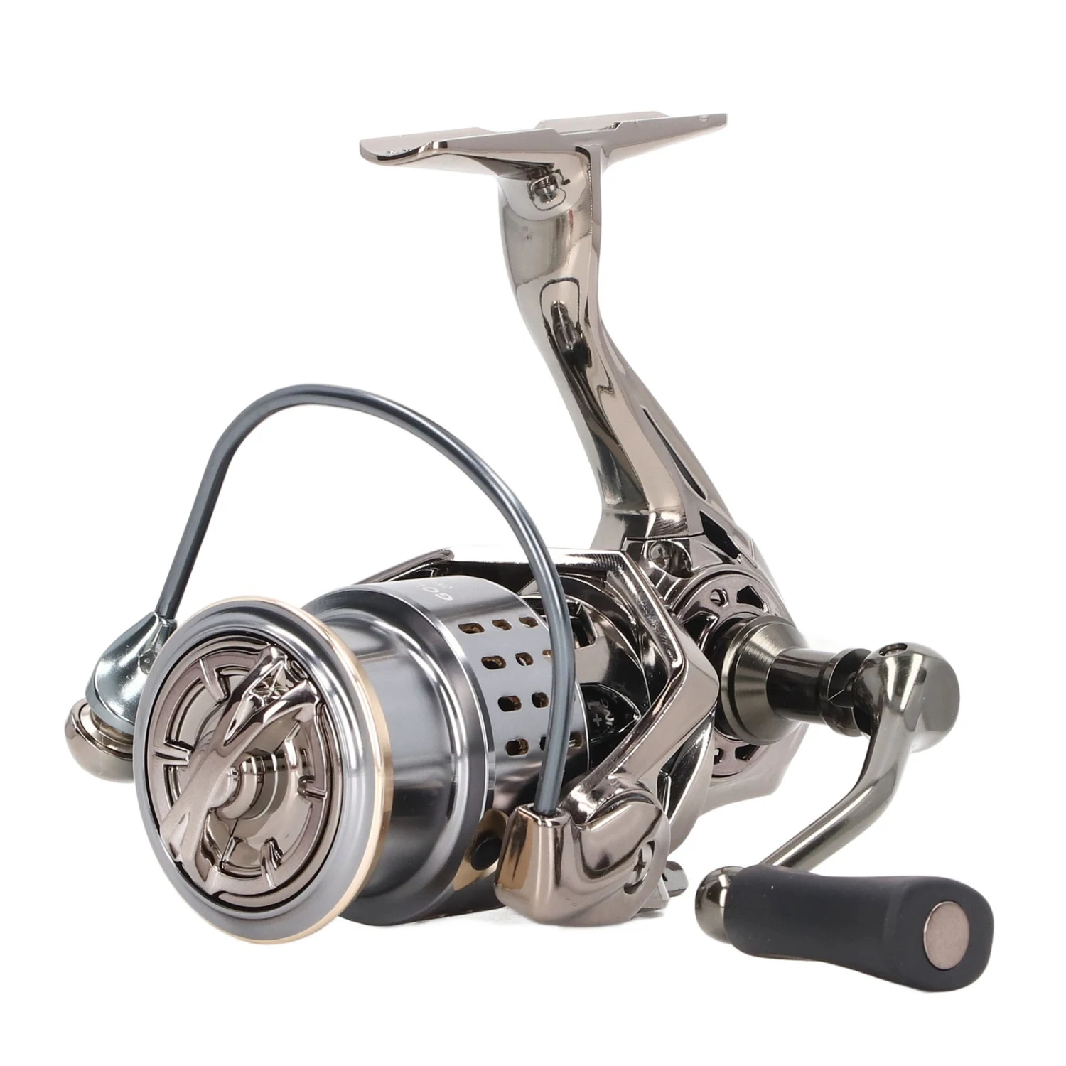 5.2:1 Fishing Reel Long Casting Metal Spinning Reels Chamfer Outlet for Sea Fishing Carp Fishing 2000S