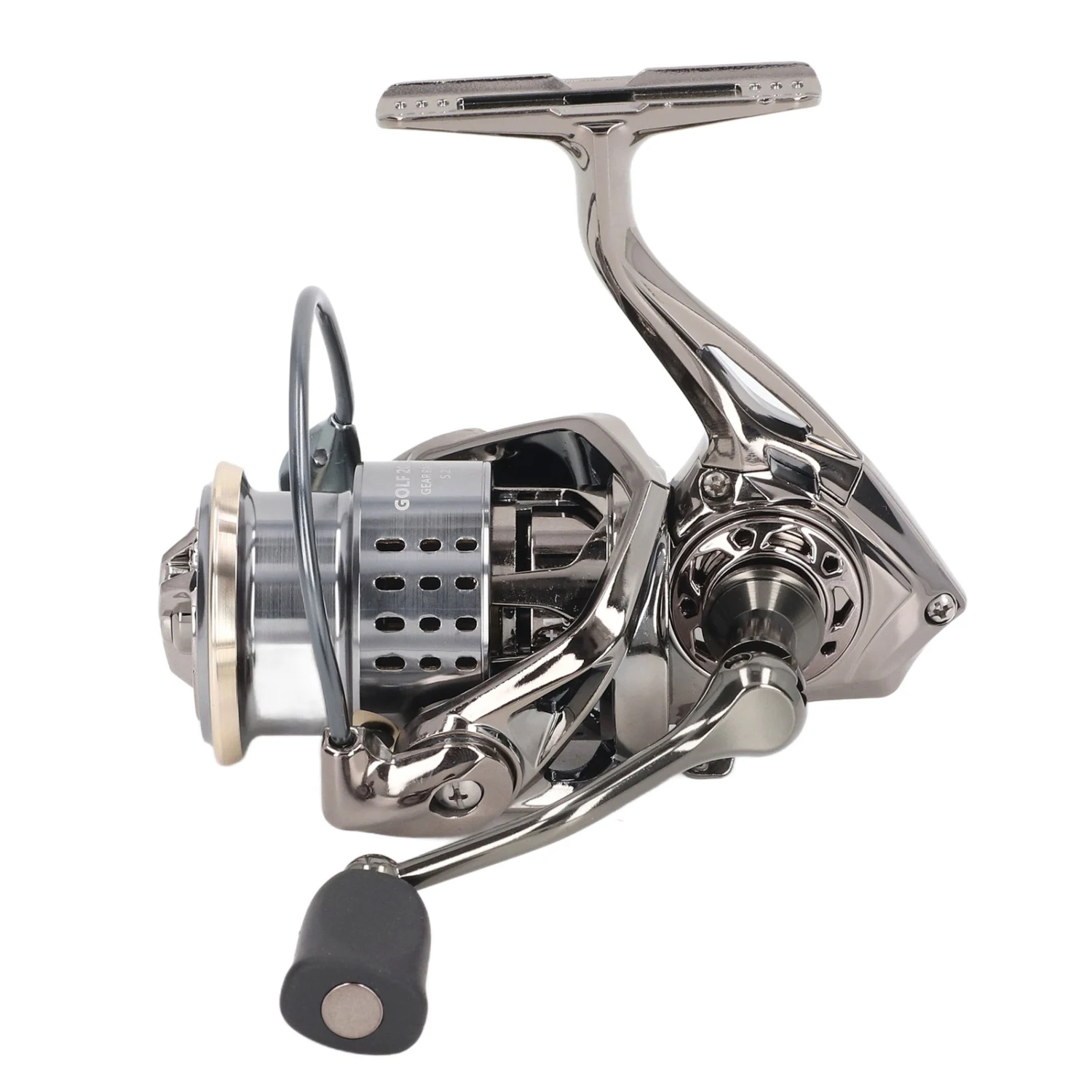 5.2:1 Fishing Reel Long Casting Metal Spinning Reels Chamfer Outlet for Sea Fishing Carp Fishing 2000S