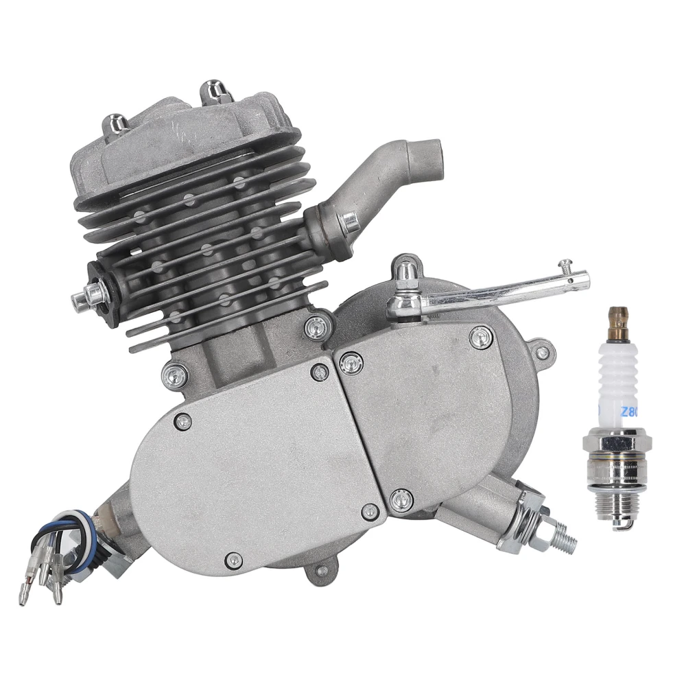 2 Stroke 80CC Motorized Bike Engine Single Cylinder Air Cooled Gasoline Engine for Bike Conversion