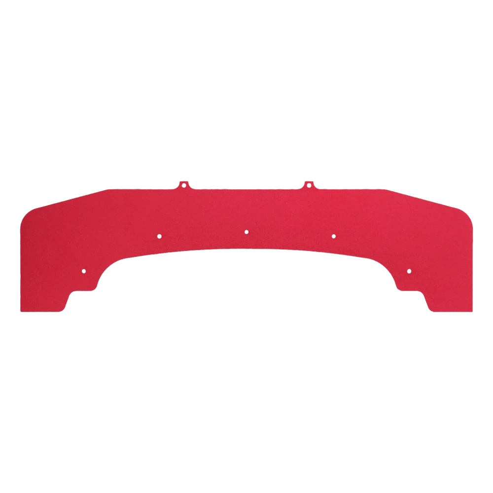 RC Car Bumper Aluminum Alloy Delicate Wear Resistance Front Bumper for ARRMA 1/7 1/8 310mm Red