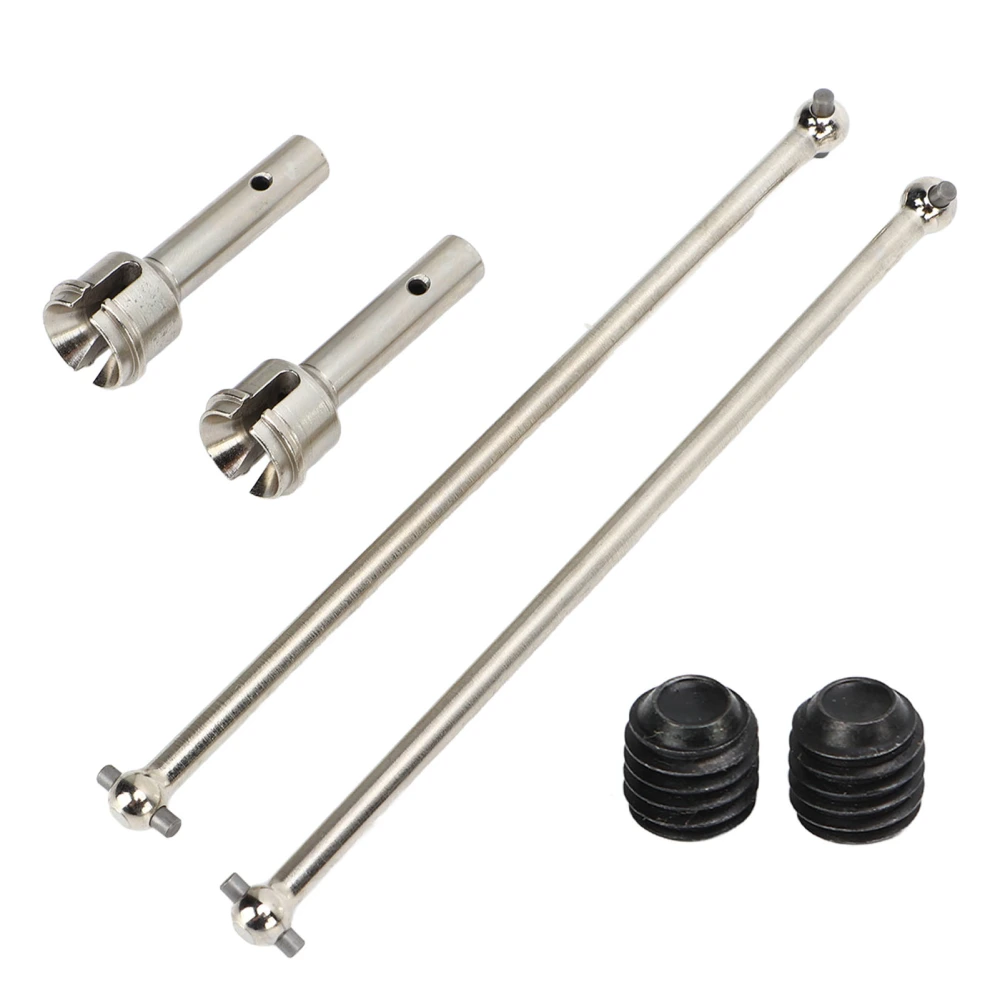 Metal Steel Rear Drive Shaft Driveshaft CVD for Arrma 1/7 1/8 Remote Control Car Upgrade Parts Silver