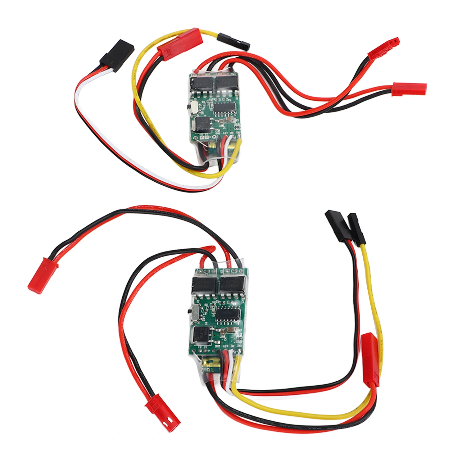 2pcs Brushed ESC Dual Way Bidirectional ESC for RC Model Boat Tank 130 180 Brushed Motor