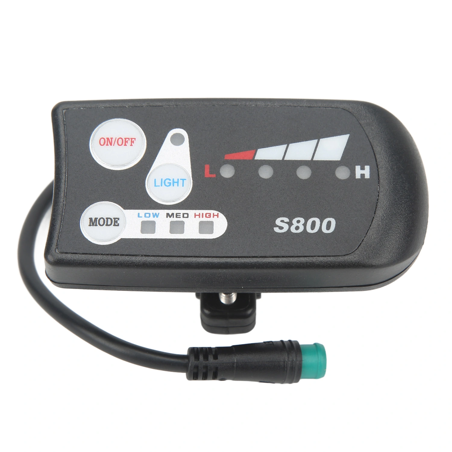 Electric Bicycle Bike Display Scooter S800 LED Display Meter with Waterproof Connector 36V 48V Universal