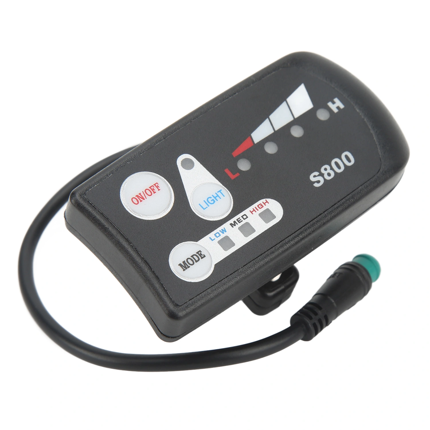 Electric Bicycle Bike Display Scooter S800 LED Display Meter with Waterproof Connector 36V 48V Universal