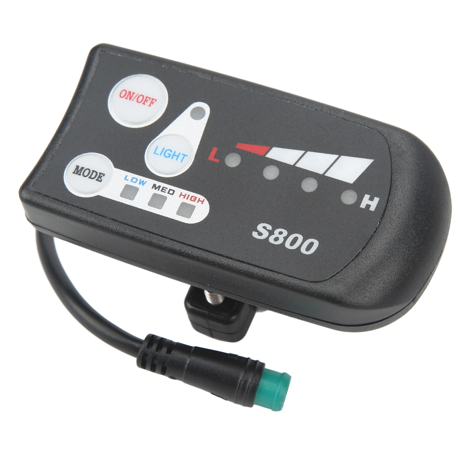 Electric Bicycle Bike Display Scooter S800 LED Display Meter with Waterproof Connector 36V 48V Universal