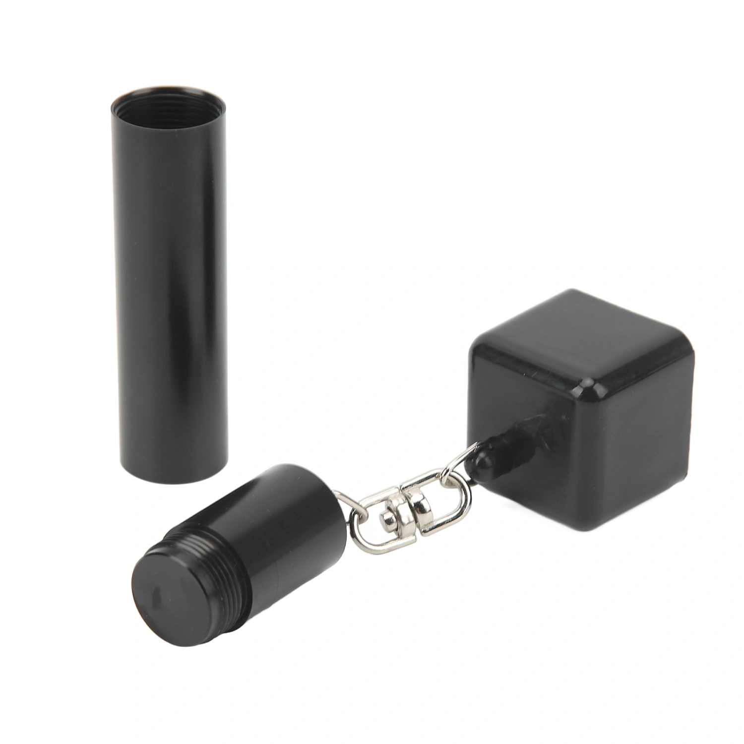 Billiard Cue Stick Tip Chalk Holder 3 in 1 Portable Billiard Cue Chalk Cover Tip Pricker Prep Tool Black