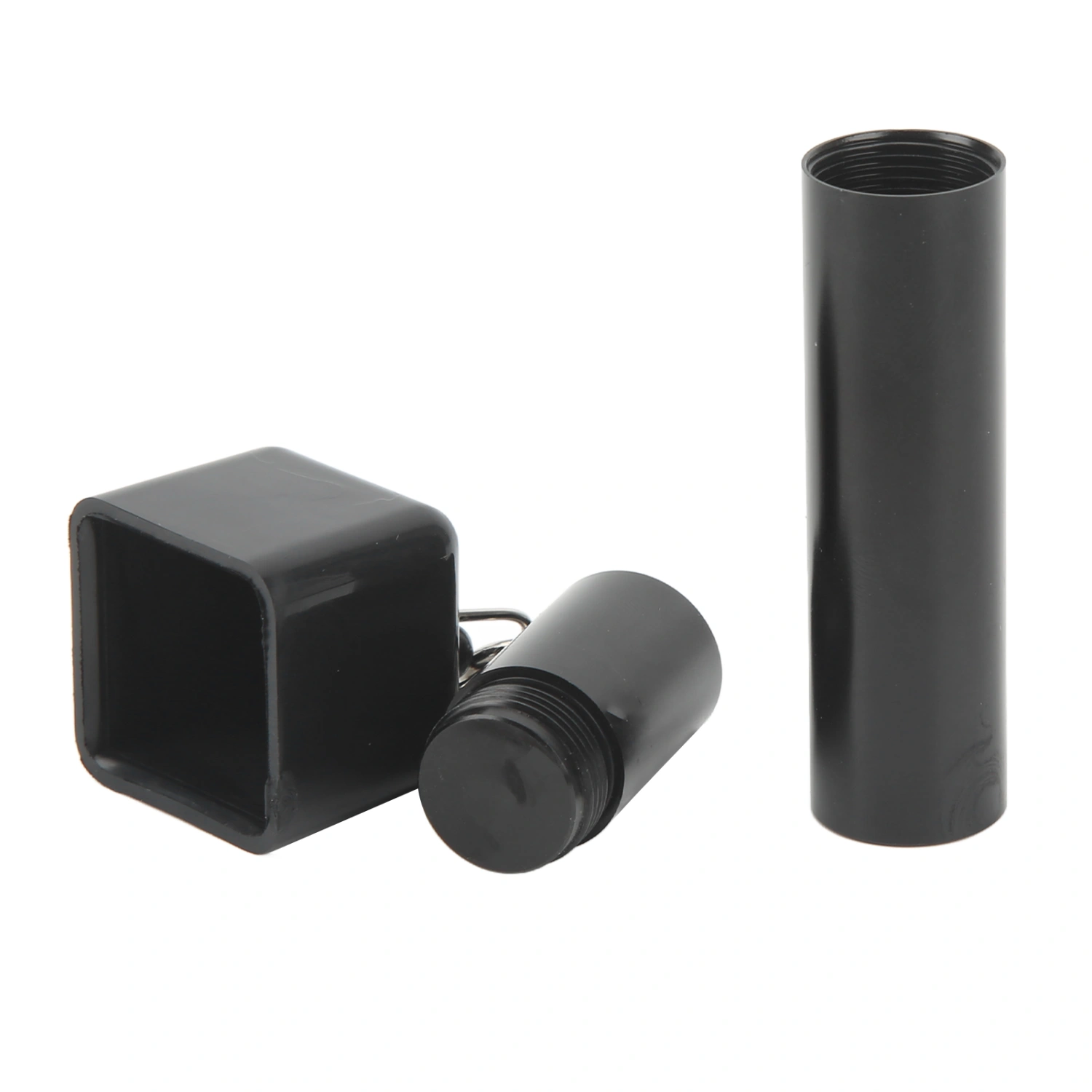 Billiard Cue Stick Tip Chalk Holder 3 in 1 Portable Billiard Cue Chalk Cover Tip Pricker Prep Tool Black