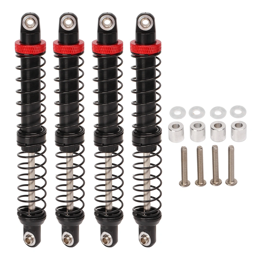 4PCS RC Shock Absorber Universal CNC Machined Aluminum Alloy High Strength RC Spring Damper 120mm