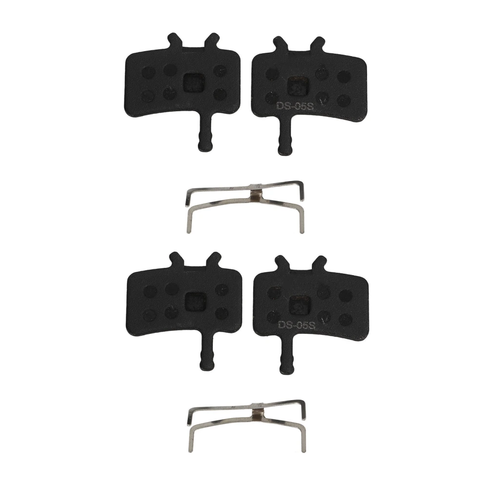 2 Pairs Bike Hydraulic Brake Pads Copper and Semimetal Bike Disc Brake Pads for Outdoor Riding