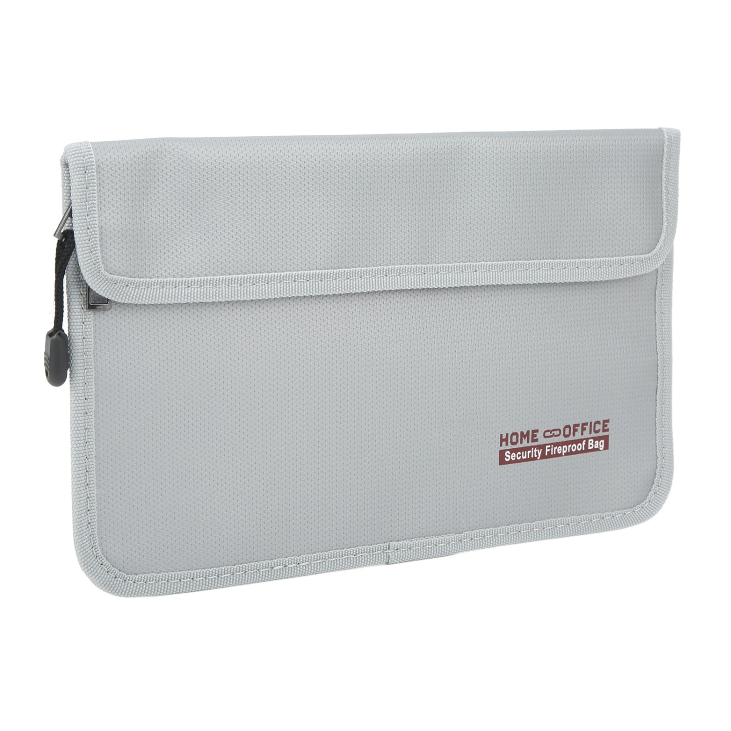 Fireproof Document Bag Waterproof and Fireproof Money Bag with Dual Zipper for Valuables Money Jewelry Legal Documents