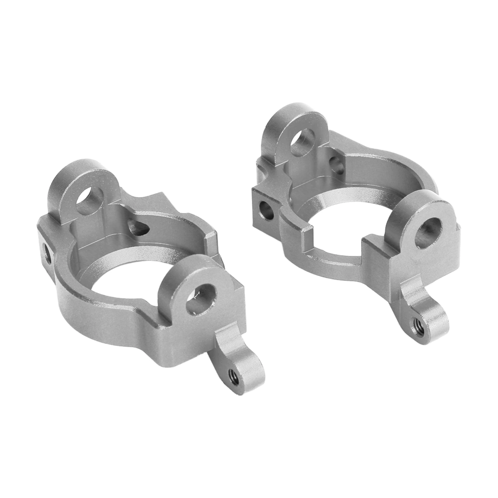 2pcs Caster Blocks C Hub Aluminum Alloy Decorative Stable C Shaped Hub Carrier for ZD Racing DBX 10 RC Off Road Vehicle Titanium