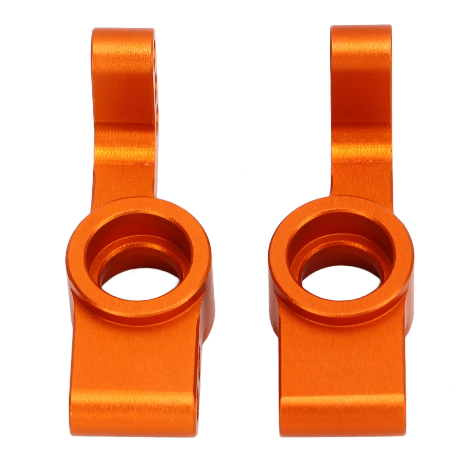 2 Pcs RC Car Rear Hub Carriers Smoother Running Reduce Bumps High Hardness Colored RC Accessories for ZD Racing 10 RC Orange