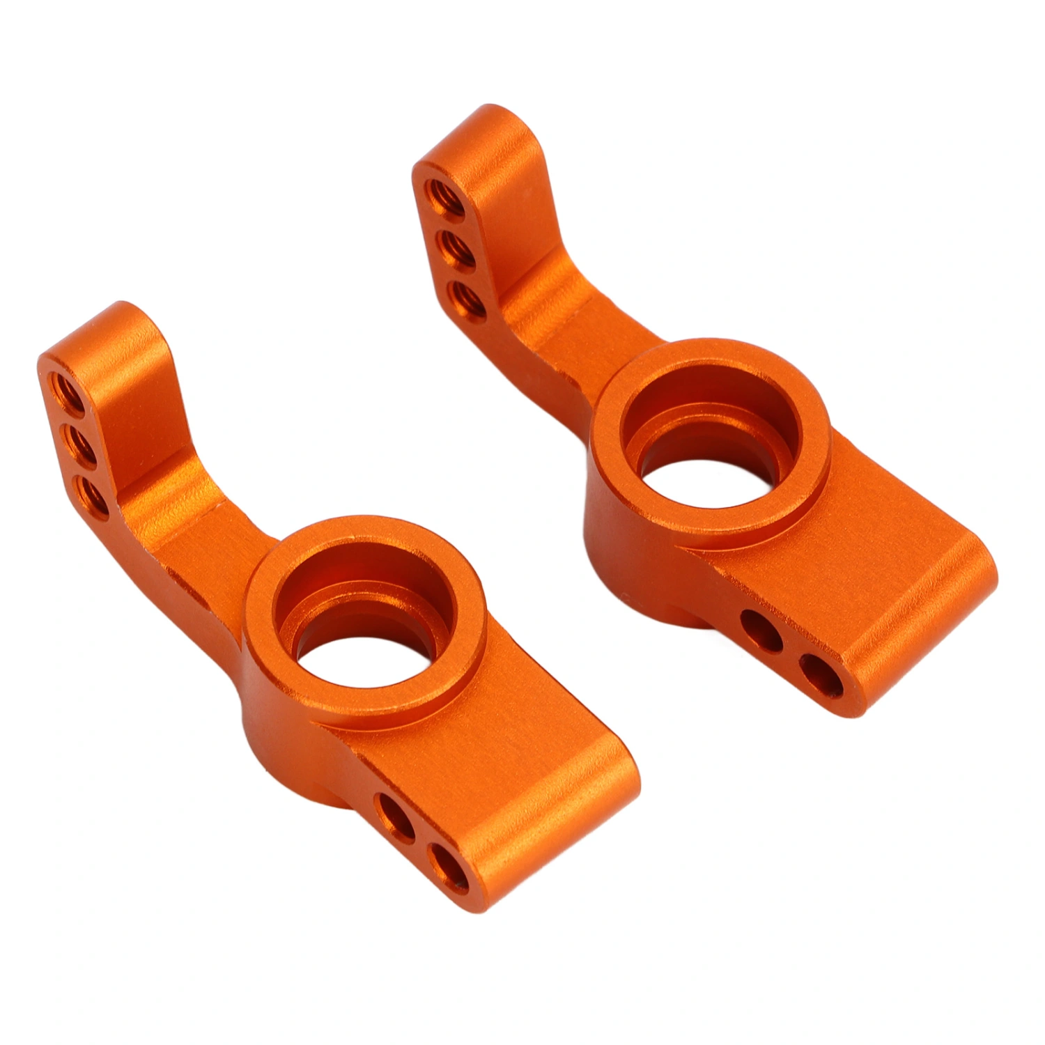 2 Pcs RC Car Rear Hub Carriers Smoother Running Reduce Bumps High Hardness Colored RC Accessories for ZD Racing 10 RC Orange