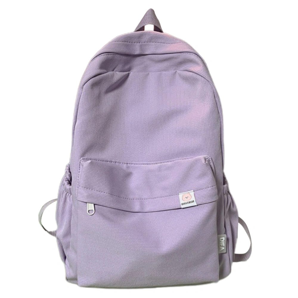 Cute Color Backpack Lightweight Large Capacity Student Book Bag School Bag Casual Daypack for Outdoor Travel Camping Picnic