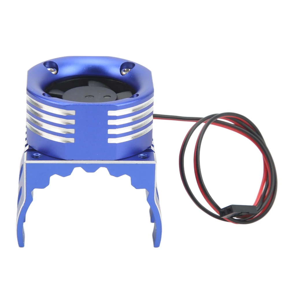 ESC Motor with Light Cooling Strong Wind High Speed Aluminum Alloy Plastic RC Cooling Light Fan 42mm for 1515 for K80 Blue