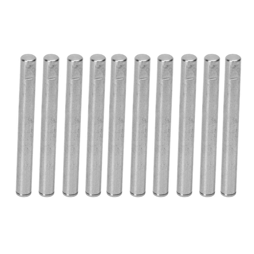 BuyWeek 10pcs RC Motor Rod Shaft Silver 4mm Diameter 39mm Length Model Aircraft Car Boat Round Shaft Rod for Brushless Motor