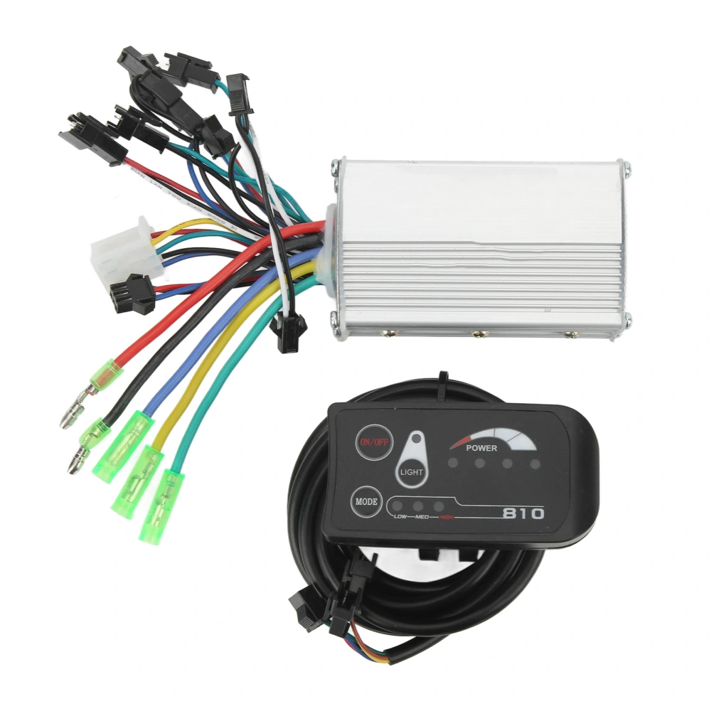 24V 250W 350W Brushless Motor Controller 810 LED Display Kit for Electric Scooter Electric Bike