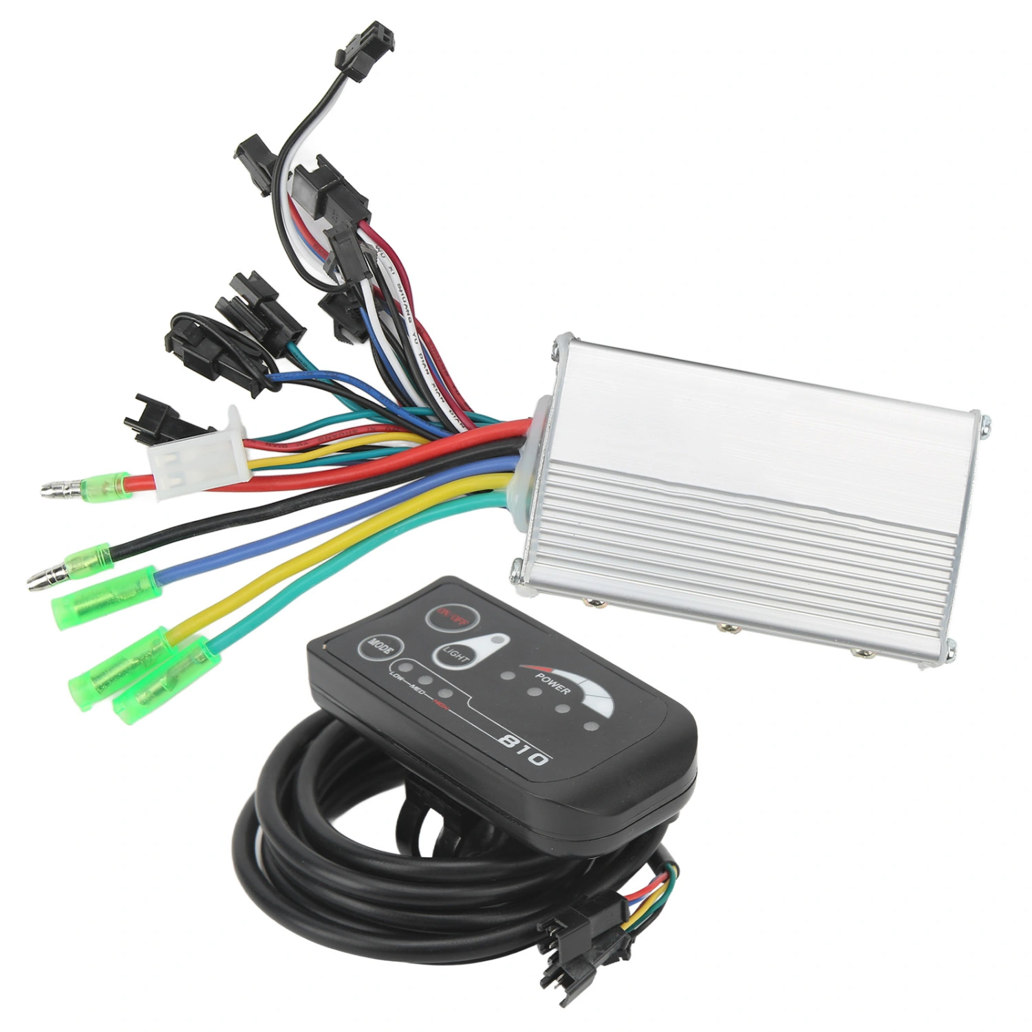 48V 250W 350W Electric Bike Brushless Controller Kit Motor Controller 810 LED Display Panel Set Bike Conversion Kit