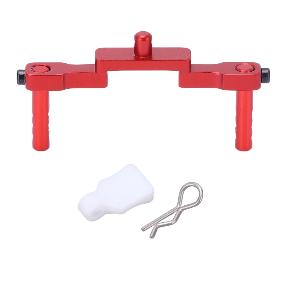 RC Front Shell Column Professional Aluminum Alloy CNC Machined RC Mount Shell Column for AXIAL SCX24 1/24 RC Cars Red