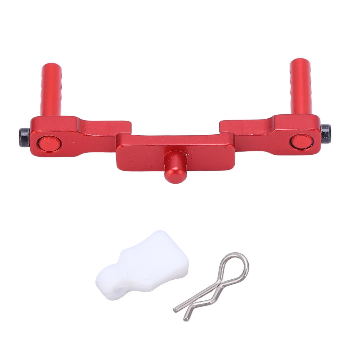 RC Front Shell Column Professional Aluminum Alloy CNC Machined RC Mount Shell Column for AXIAL SCX24 1/24 RC Cars Red