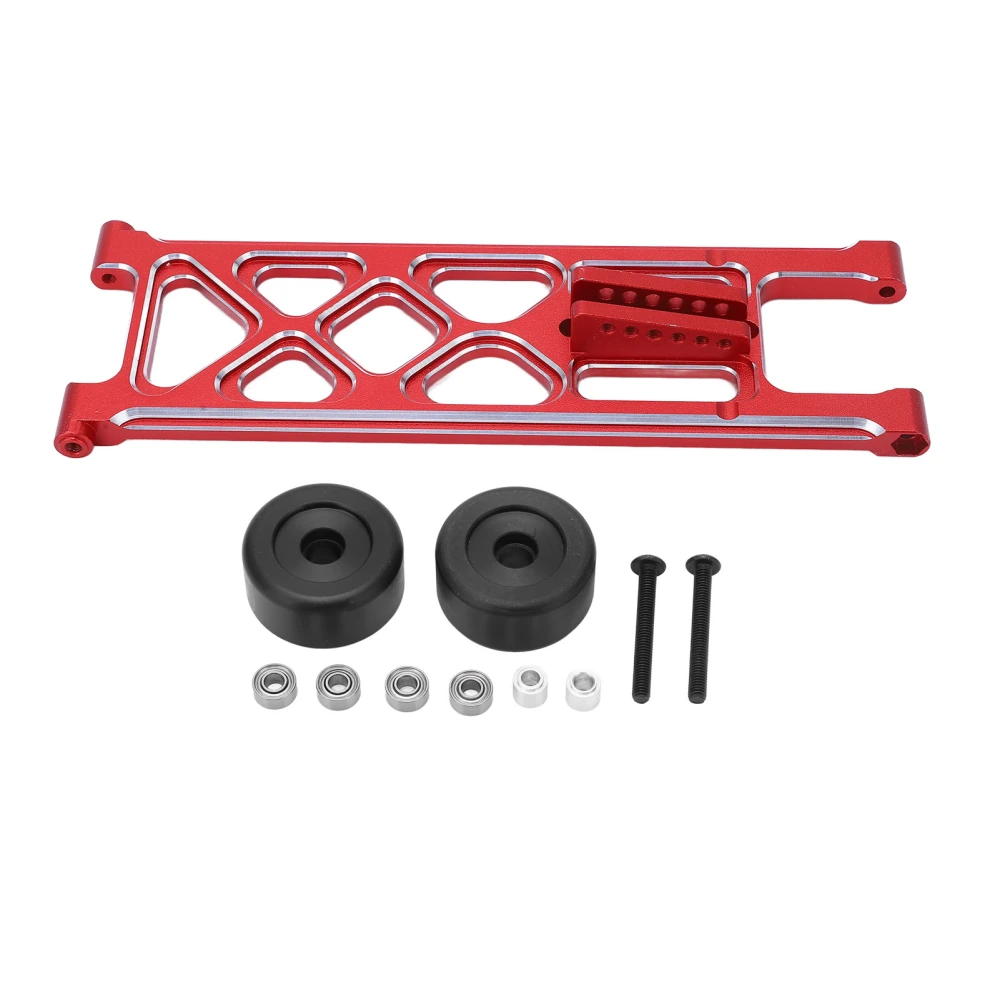 Wheelie Bar Truss Aluminium Alloy Race Wheelie Bar Set for LOSI 1/10 22S 2WD Drag Car Red