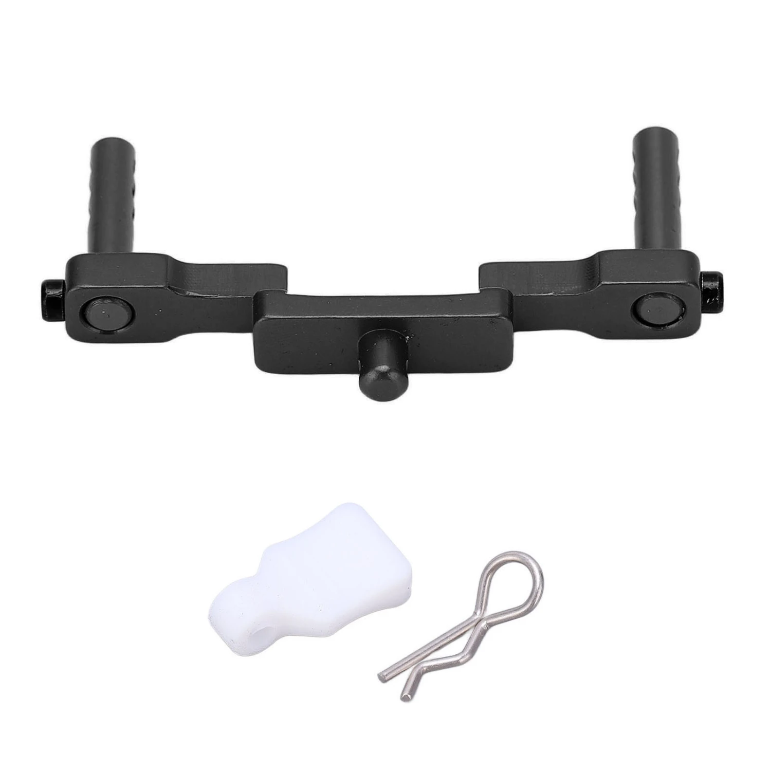 RC Front Shell Column Professional Aluminum Alloy CNC Machined RC Mount Shell Column for AXIAL SCX24 1/24 RC Cars Black
